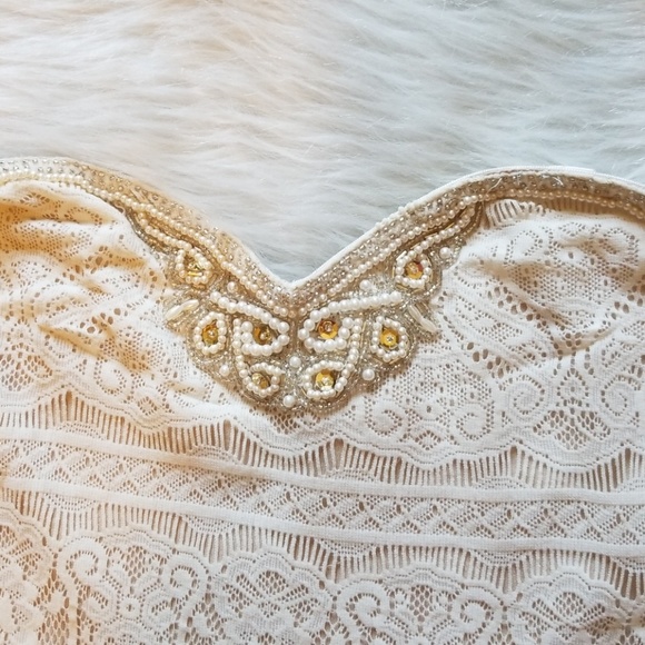 🎉Flash Sale🎉 Free People strapless dress white - Picture 3 of 7